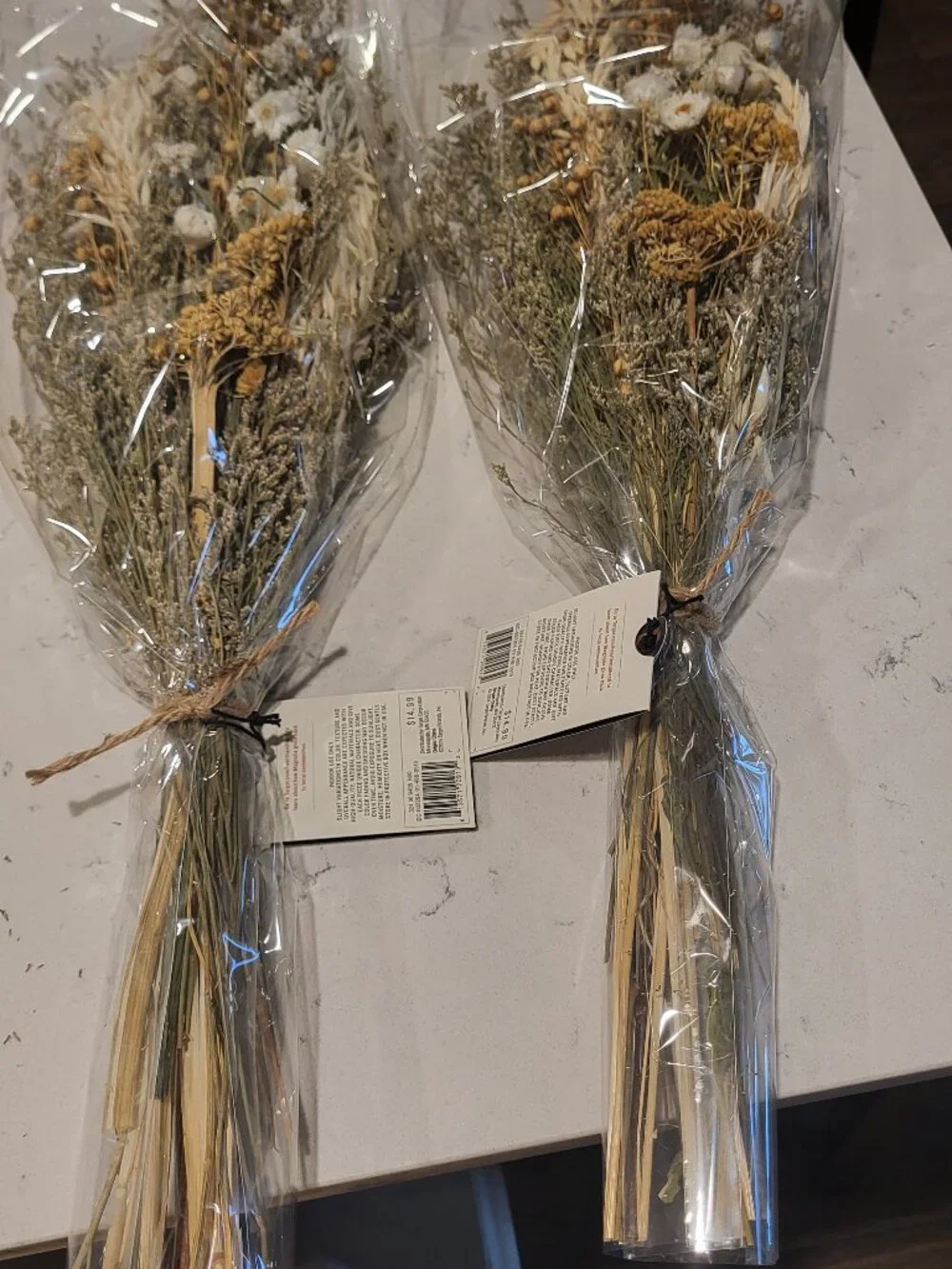 NWT Hearth & Hand with Magnolia Preserved Bundle Spring Grass (Set of 2) 25 In.